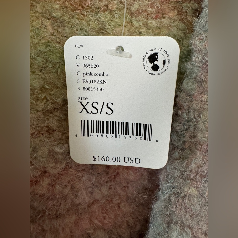 ❤️ Free People Ombré Spaced Dye Button Cardigan | Size M/L | NWOT - Picture 12 of 12